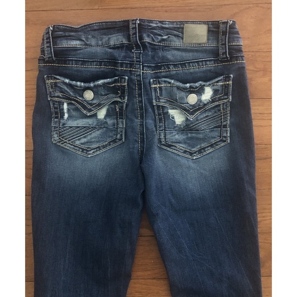 2 Pair Buckle Daytrip Womens Bootcut Flap Back Pockets Women 25L Measures 28x33 - Picture 8 of 13